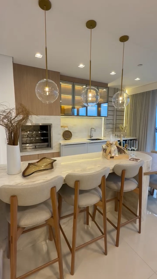 Cozinha gourmet decorada